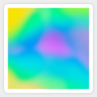 Bright Abstract Rainbow Gradient Sticker